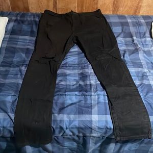 I am selling black skinny ripped jeans. Brand is Empyre, and the size is 34x32.